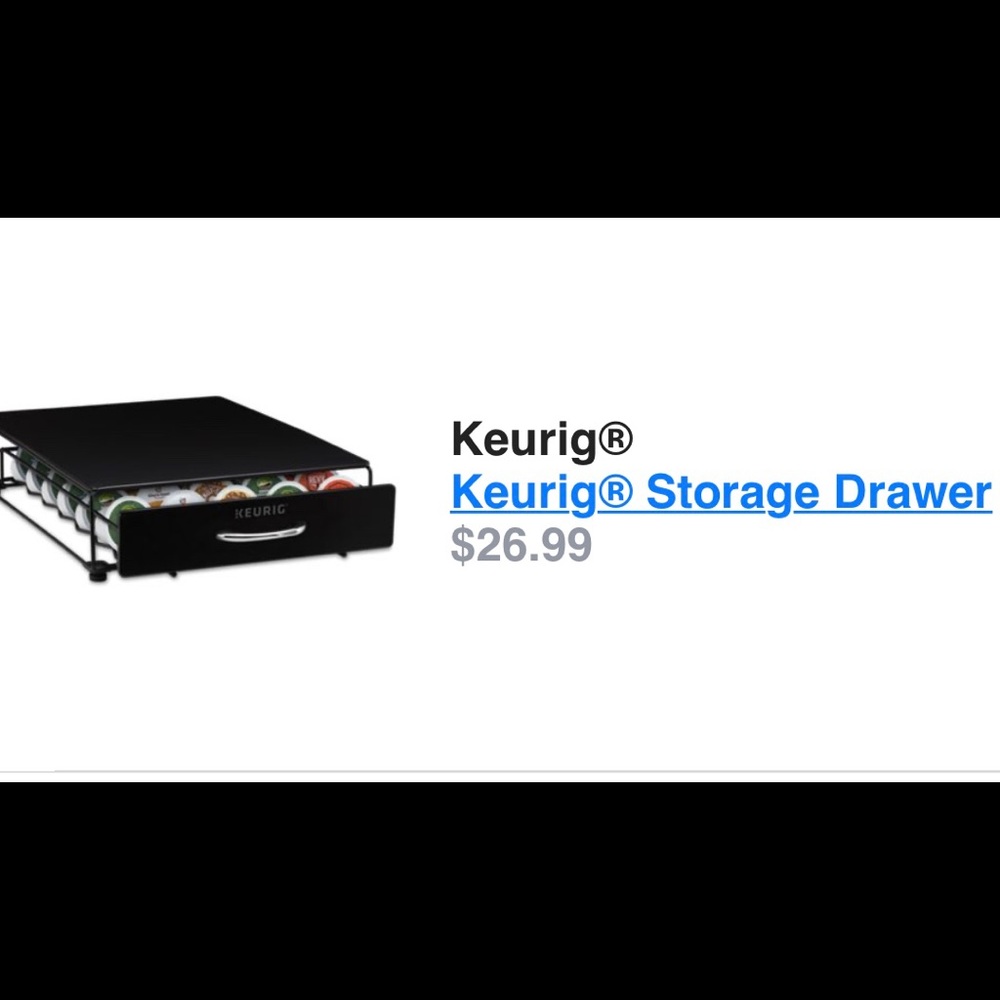 Keurig coffee storage unit